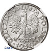 Polska. 2 złote 1936, Warszawa, żaglowiec - NGC MS 62