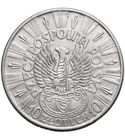 Polska. 10 złotych 1934, Józef Piłsudski - orzeł strzelecki