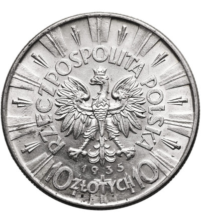 Poland. 10 Zlotych 1935, Warsaw Mint, Jozef Pilsudski
