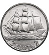 Poland. 2 Zlote 1936, Warsaw Mint, Sailing Ship