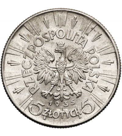 Poland. 5 Zlotych 1935, Warsaw Mint - Jozef Pilsudski