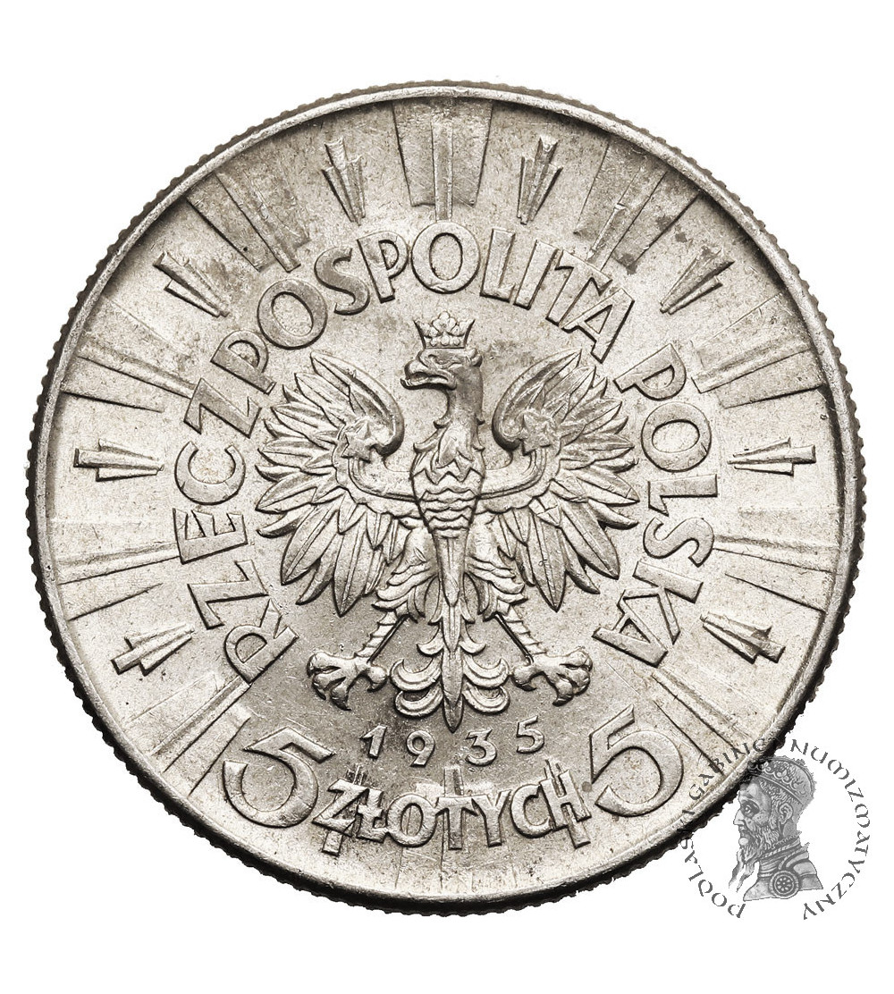 Poland. 5 Zlotych 1935, Warsaw Mint - Jozef Pilsudski