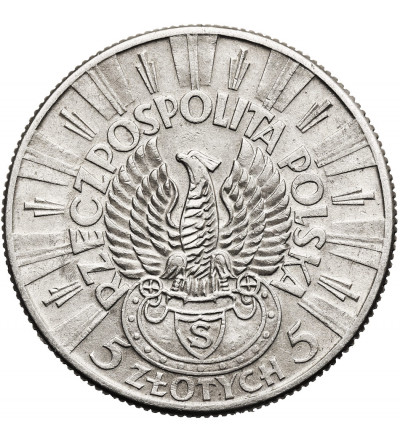 Polska. 5 złotych 1934,  Józef Piłsudski - orzeł strzelecki