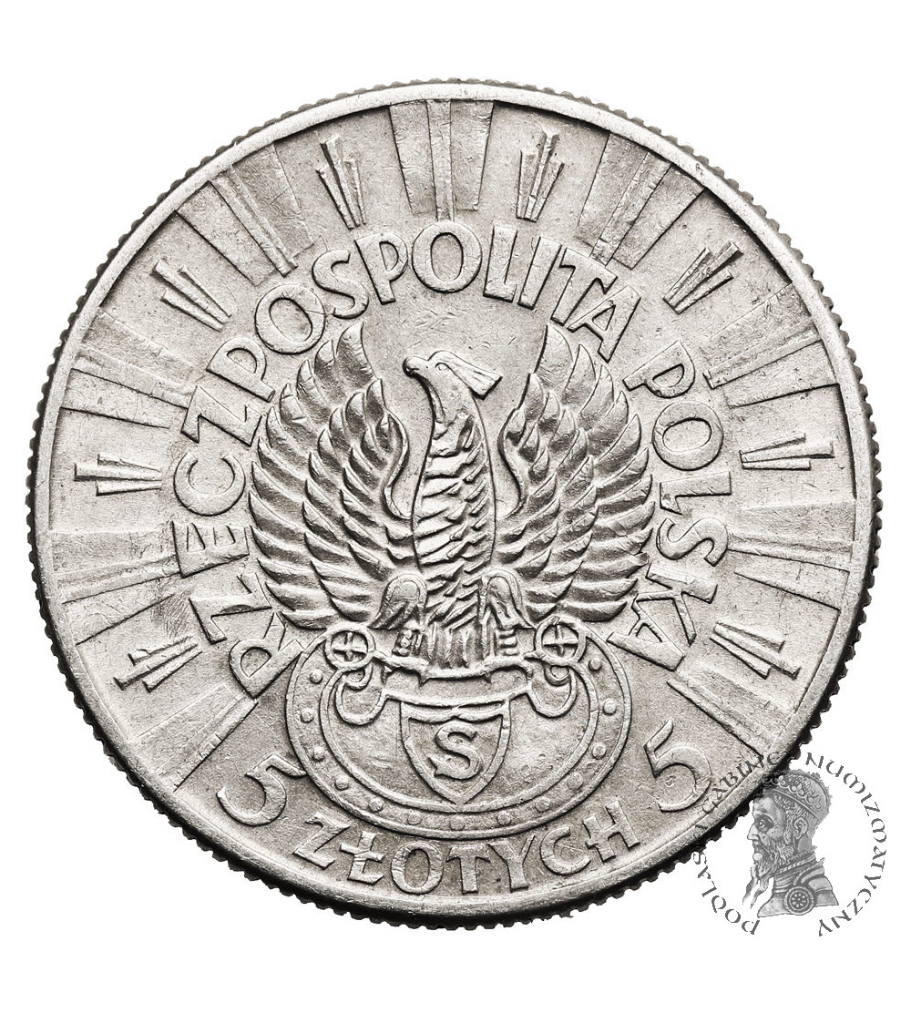 Polska. 5 złotych 1934,  Józef Piłsudski - orzeł strzelecki