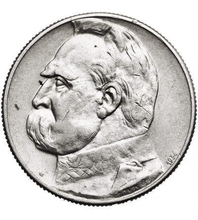 Polska. 5 złotych 1934,  Józef Piłsudski - orzeł strzelecki