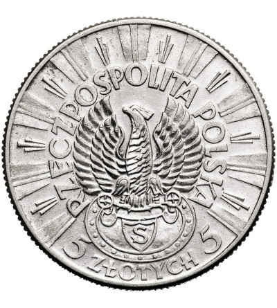 Polska. 5 złotych 1934,  Józef Piłsudski - orzeł strzelecki