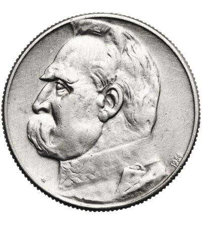 Poland. 5 Zlotych 1934, Jozef Pilsudski - Rifle Corps Eagle