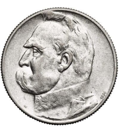 Polska. 5 złotych 1934,  Józef Piłsudski - orzeł strzelecki