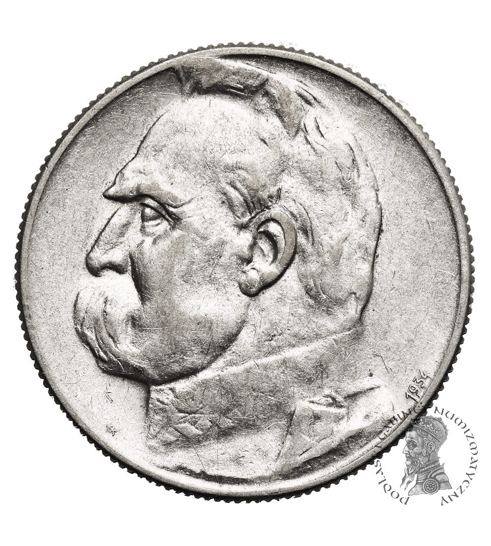 Polska. 5 złotych 1934,  Józef Piłsudski - orzeł strzelecki