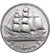 Polska. 5 złotych 1936, żaglowiec