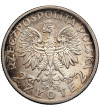 Poland 2 Zlote 1933, Warsaw, woman's head