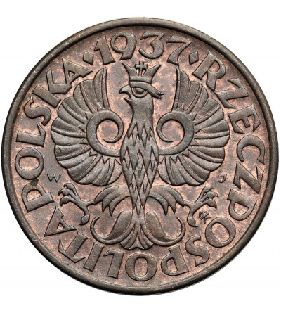 Polska. 2 grosze 1937, Warszawa