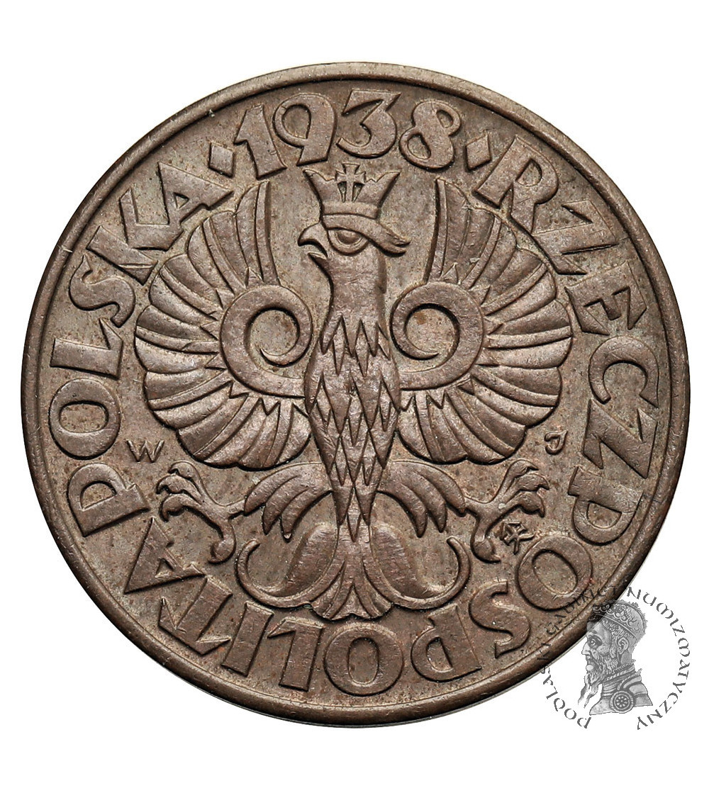 Polska. 5 groszy 1938, Warszawa