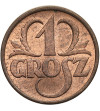 Polska. 1 grosz 1938, Warszawa