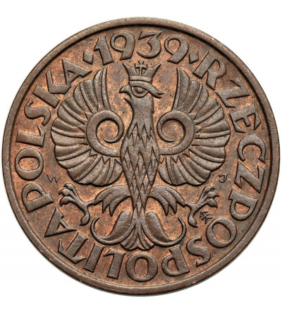 Poland. 2 Grosze 1939, Warsaw Mint