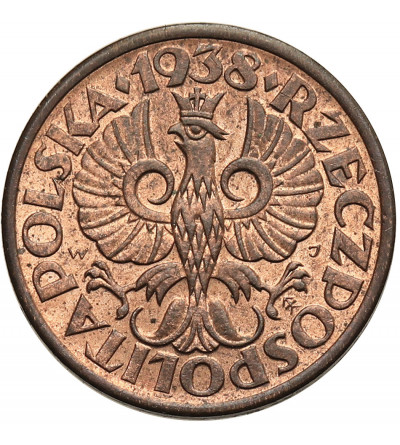 Poland. 1 Grosz 1938, Warsaw Mint