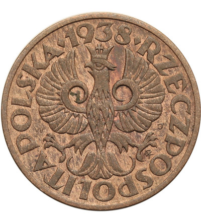 Poland. 2 Grosze 1938, Warsaw Mint