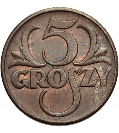 Poland. 5 Groszy 1938, Warsaw Mint