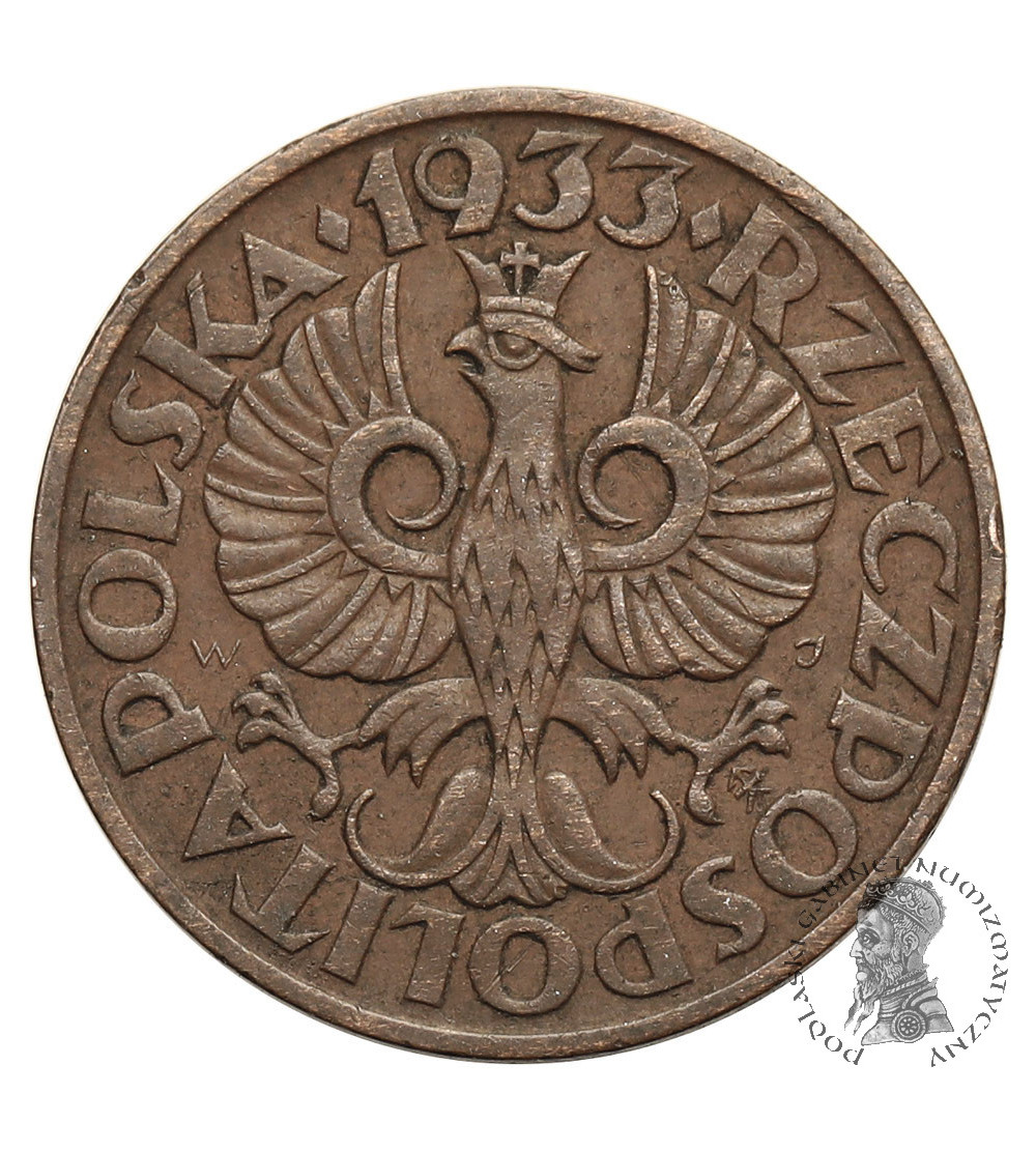 Poland. 2 Grosze 1933, Warsaw Mint