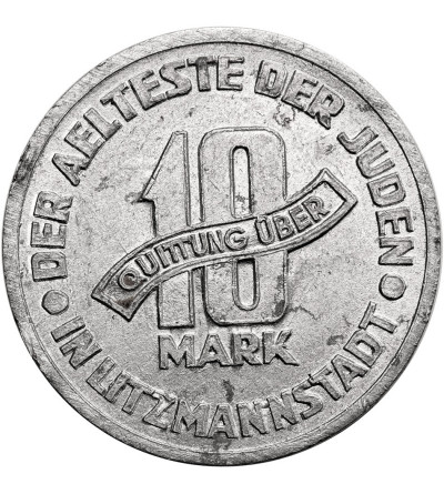 Poland, Ghetto in Lodz. 10 Mark 1943, Lodz (Litzmannstadt) - Aluminum