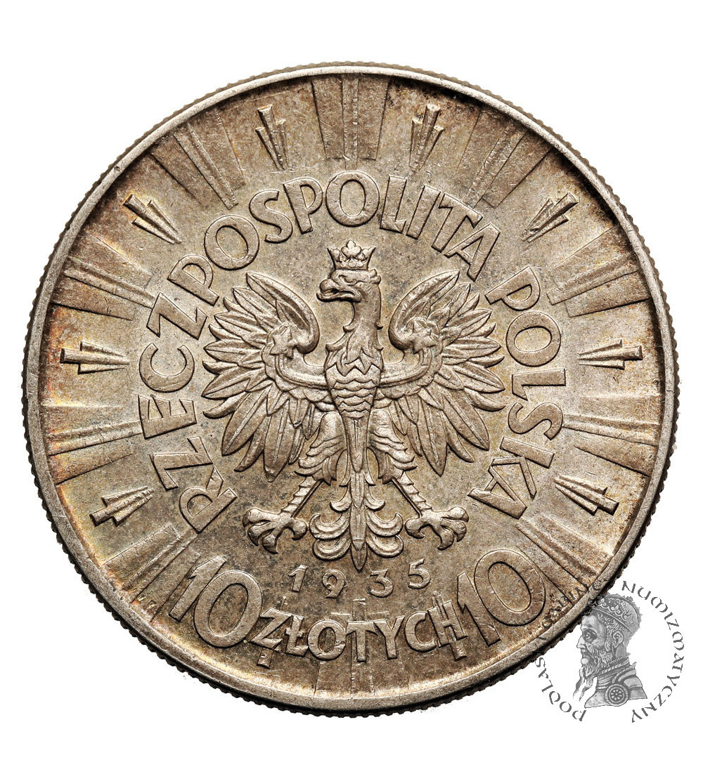 Poland. 10 Zlotych 1935, Warsaw Mint, Jozef Pilsudski