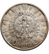 Poland. 10 Zlotych 1938, Warsaw mint, Jozef Pilsudski