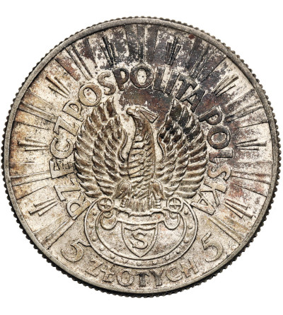 Polska. 5 złotych 1934,  Józef Piłsudski - orzeł strzelecki