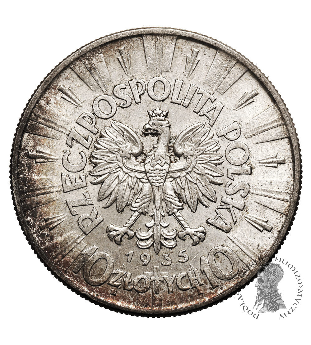 Poland. 10 Zlotych 1935, Warsaw Mint, Jozef Pilsudski