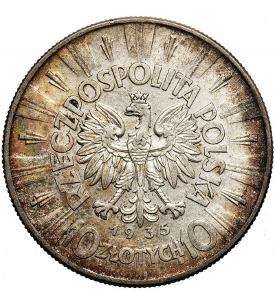 Poland. 10 Zlotych 1935, Warsaw Mint, Jozef Pilsudski