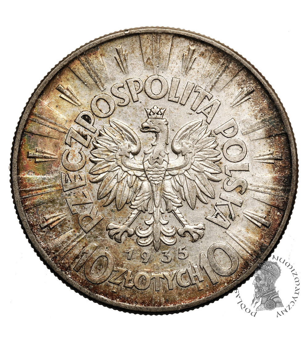 Poland. 10 Zlotych 1935, Warsaw Mint, Jozef Pilsudski