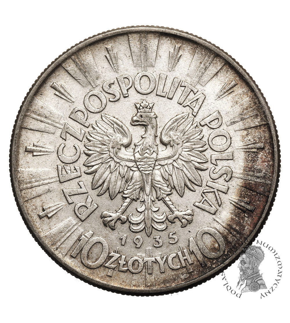 Poland. 10 Zlotych 1935, Warsaw Mint, Jozef Pilsudski
