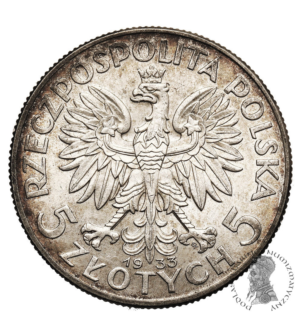 Poland, 5 Zlotych 1933, Warsaw mint