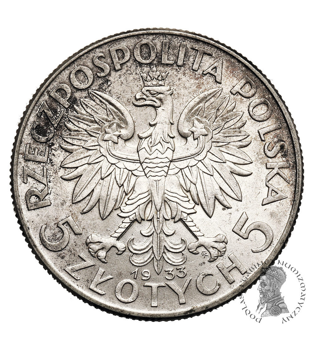Poland, 5 Zlotych 1933, Warsaw mint