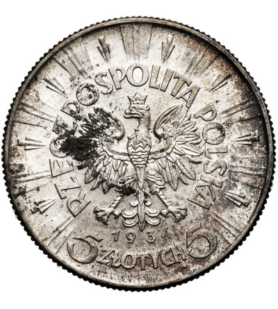 Poland. 5 Zlotych 1934, Warsaw Mint - Jozef Pilsudski
