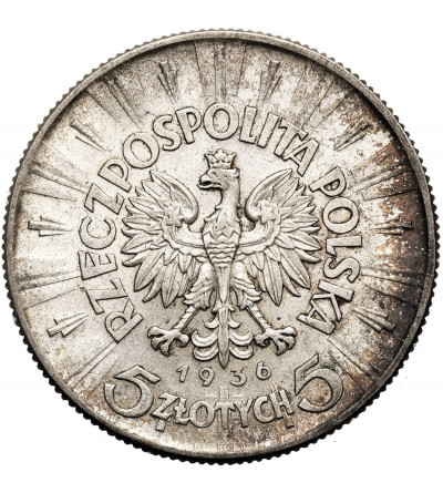 Polska. 5 złotych 1936, Warszawa - Józef Piłsudski
