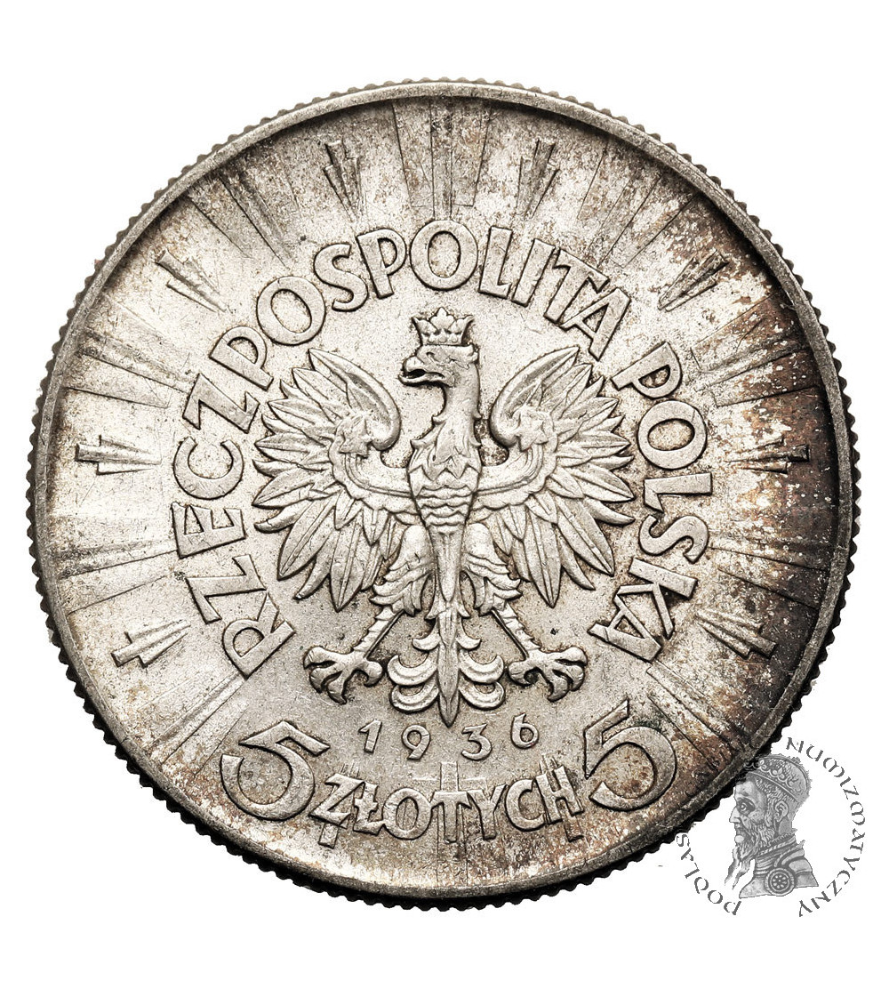 Polska. 5 złotych 1936, Warszawa - Józef Piłsudski