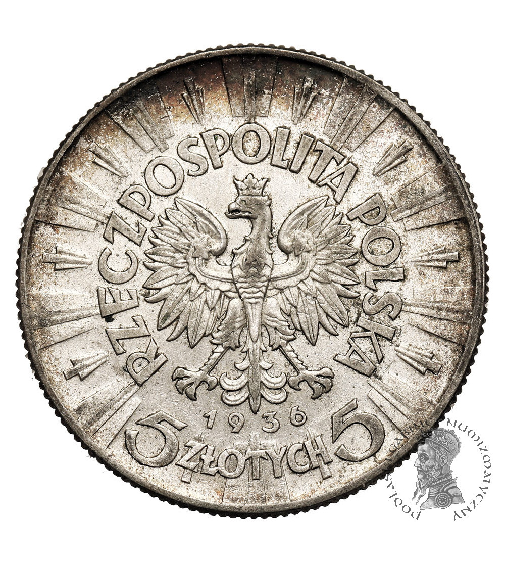 Poland. 5 Zlotych 1936, Warsaw Mint - Jozef Pilsudski