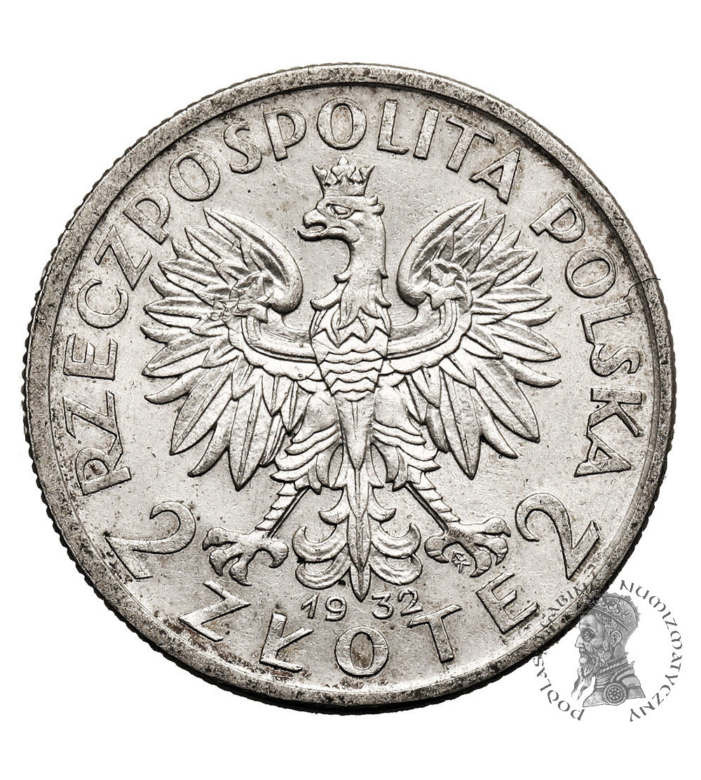 Polska. 2 złote 1932, Warszawa, głowa kobiety