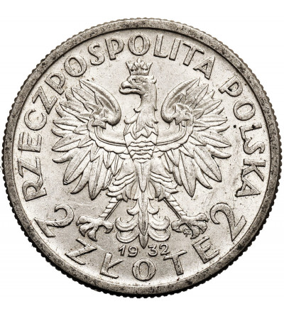 Polska. 2 złote 1932, Warszawa, głowa kobiety