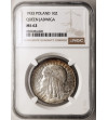 Polska. 10 złotych 1933, Warszawa, głowa kobiety - NGC MS 62