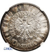 Poland. 10 Zlotych 1935, Warsaw mint, Jozef Pilsudski - NGC AU 55