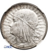 Polska. 5 złotych 1933, Warszawa - głowa kobiety - NGC MS 61