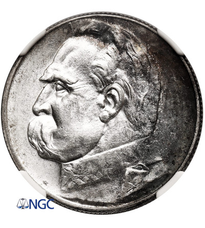 Polska. 5 złotych 1934, Warszawa, Józef Piłsudski - NGC MS 61