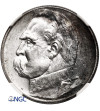 Polska. 5 złotych 1934, Warszawa, Józef Piłsudski - NGC MS 61