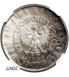Polska. 5 złotych 1935, Warszawa, Józef Piłsudski - NGC MS 62