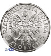 Polska. 5 złotych 1932, Londyn, bez znaku mennicy - głowa kobiety - NGC AU 58