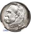 Polska. 5 złotych 1934, Warszawa, Józef Piłsudski - NGC AU 58