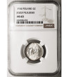 Poland. 2 Zlote 1934, Warsaw Mint, Jozef Pilsudski - NGC MS 63