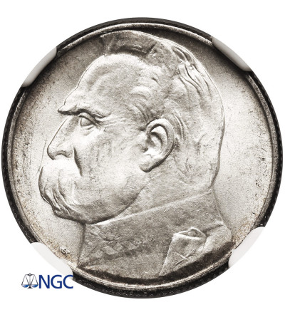 Poland. 2 Zlote 1934, Warsaw Mint, Jozef Pilsudski - NGC MS 63