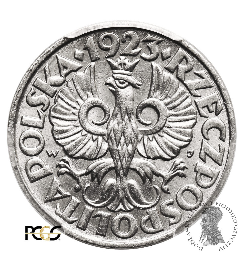 Polska. 20 groszy 1923, Warszawa - PCGS MS 66